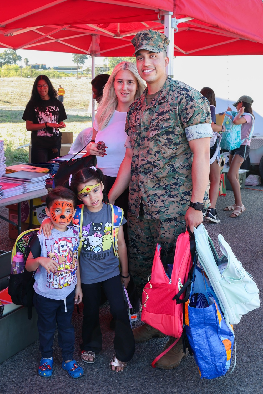 11th MEU and 1st MLG Back-to-School Event