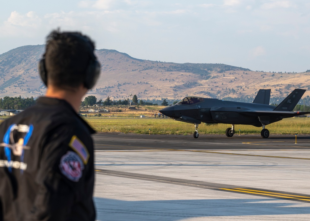 F-35A Demo Team at Wings &amp; Eagles