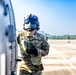 Pre-flight checks by a U.S. Army MH-60 Blackhawk crew