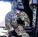 Pre-flight checks by a U.S. Army MH-60 Blackhawk crew