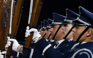 Air Force Drill Team performs at 75th Edinburgh Tattoo