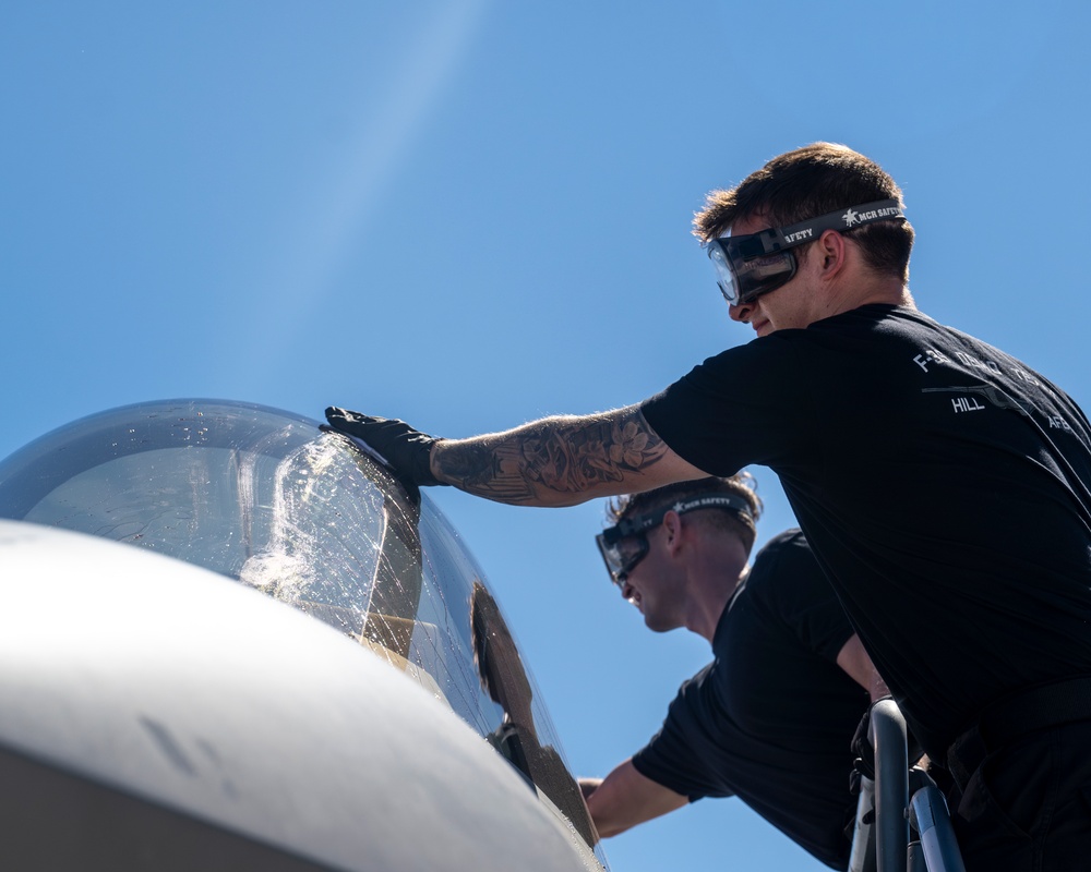 F-35A Demo Team at Wings &amp; Eagles