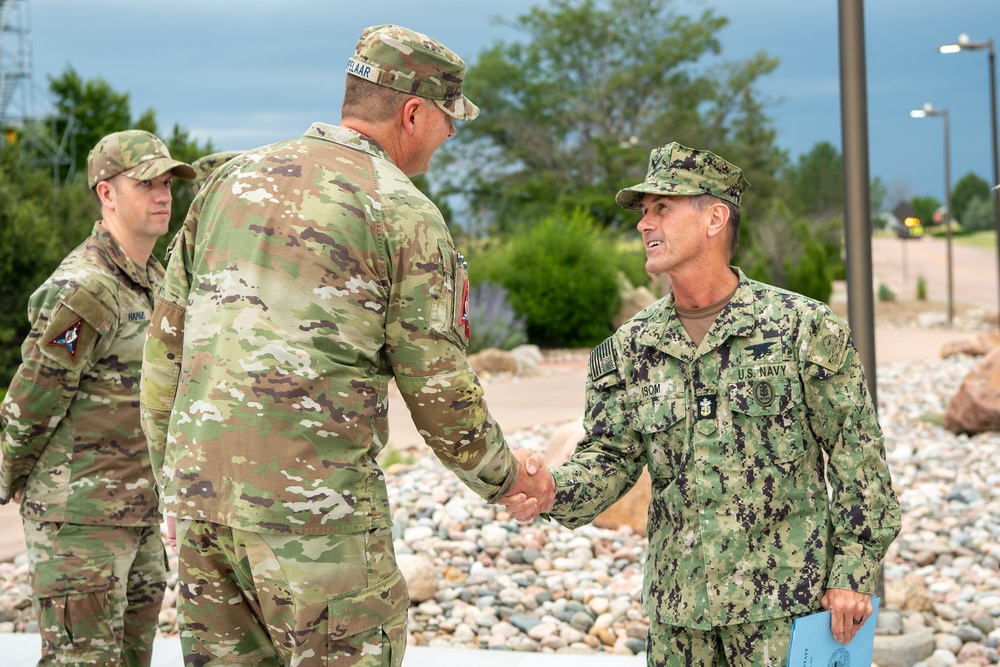 SEAC Isom visits NSDC with priority on space readiness, lethality