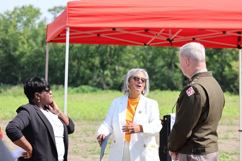 Glenwood Stormwater Ribbon Cutting for USACE, Chicago District
