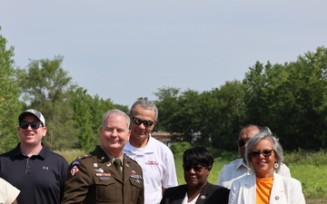 Glenwood Stormwater Ribbon Cutting for USACE, Chicago District