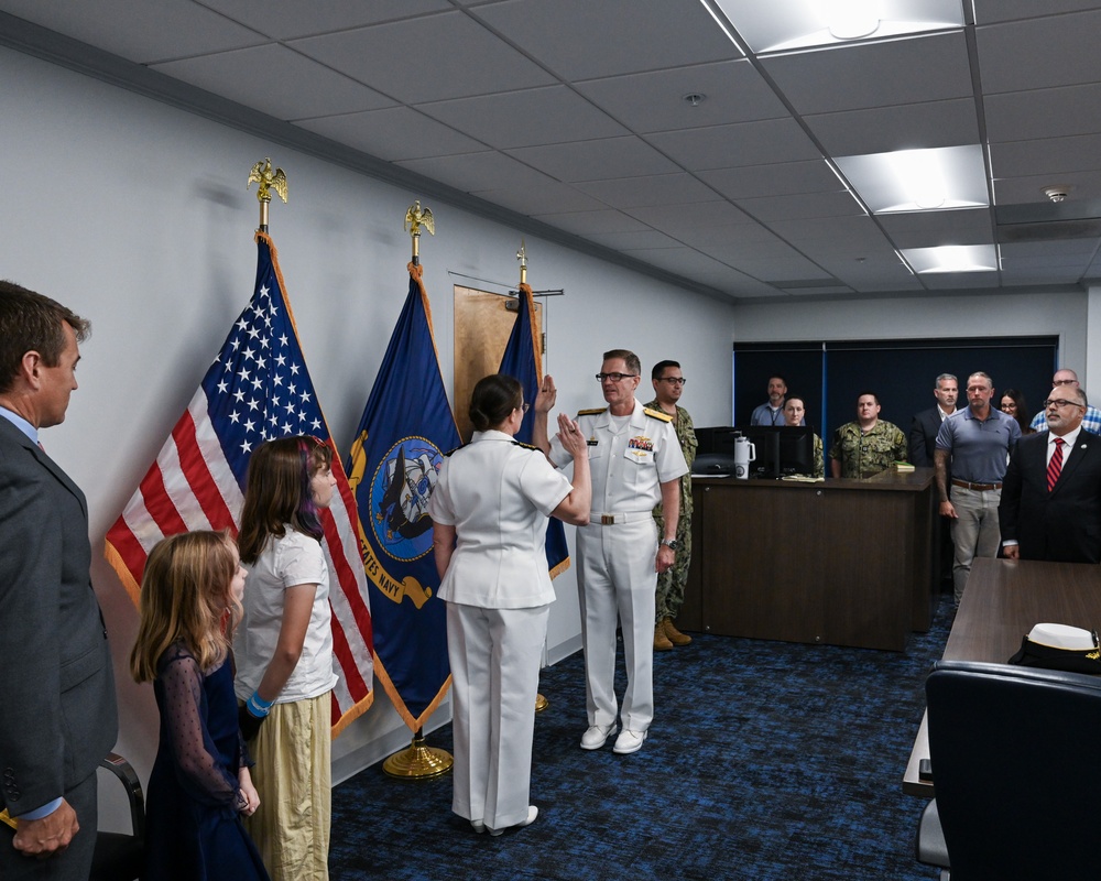 Rear Adm. Erin Acosta Frocking Ceremony