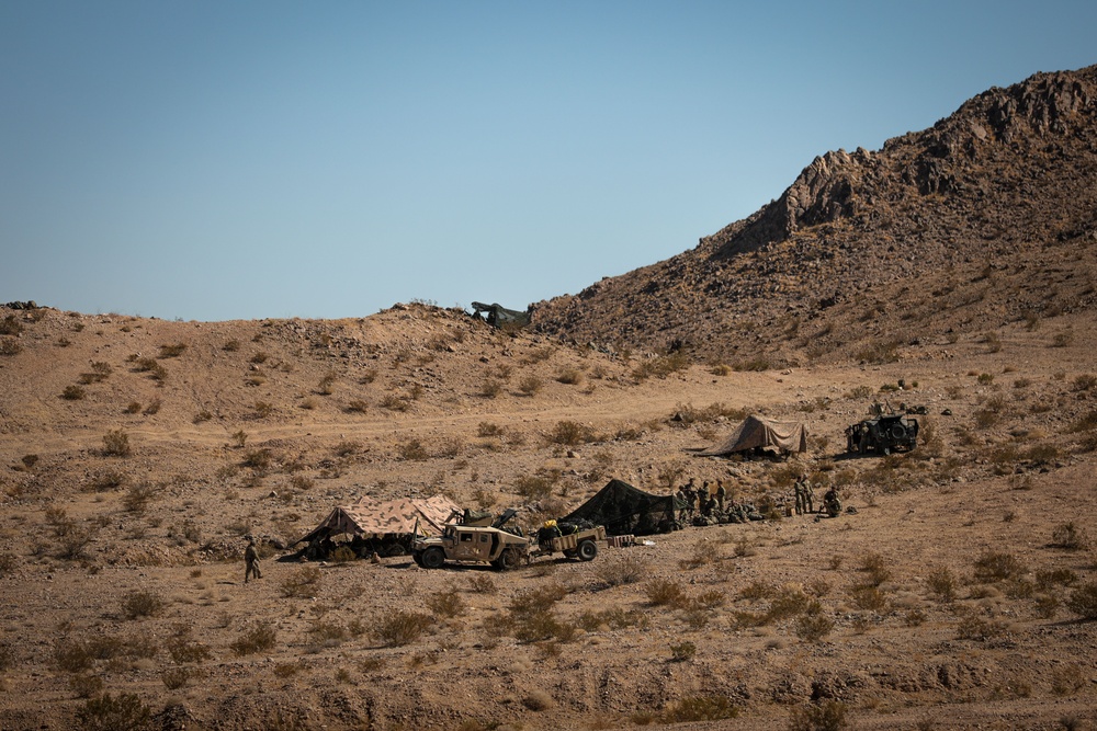 FLARNG at a temporary encampment during NTC