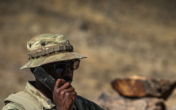 FLARNG Soldier reports incoming vehicle at NTC