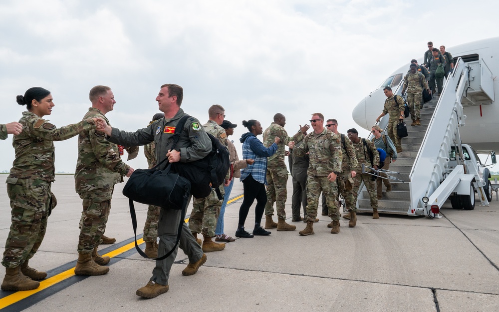 Team Minot Airmen return from Bomber Task Force 25-3