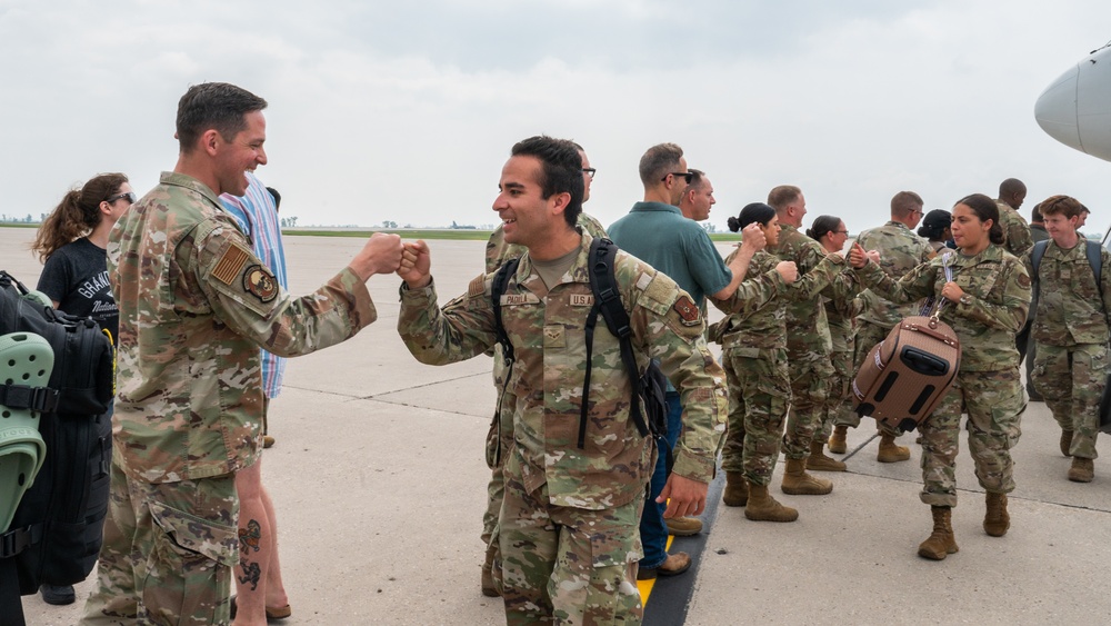 Team Minot Airmen return from Bomber Task Force 25-3