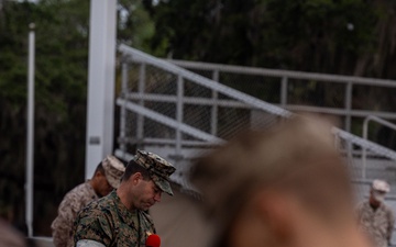 Charlie Compay Eagle Globe, and Anchor Ceremony