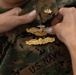 2nd Dental Battalion Commander receives the Fleet Marine Force Badge
