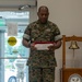 2nd Dental Battalion Commander receives the Fleet Marine Force Badge