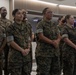 2nd Dental Battalion Commander receives the Fleet Marine Force Badge