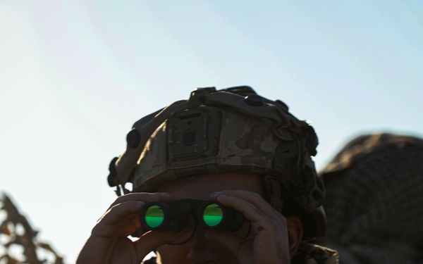 Virginia Army National Guard Soldier confirms enemy convoy at NTC