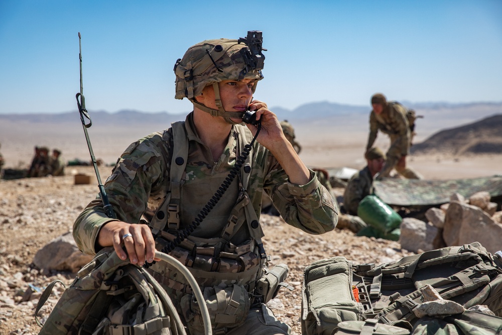 Alabama Army National Guard defend battle positions at NTC