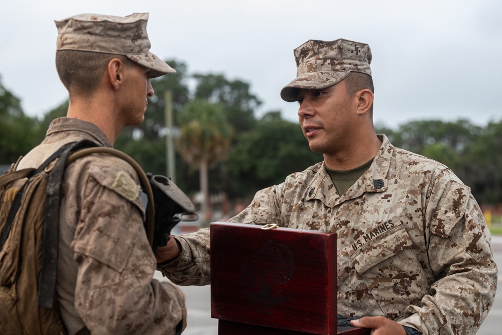 Charlie Company EGA Ceremony
