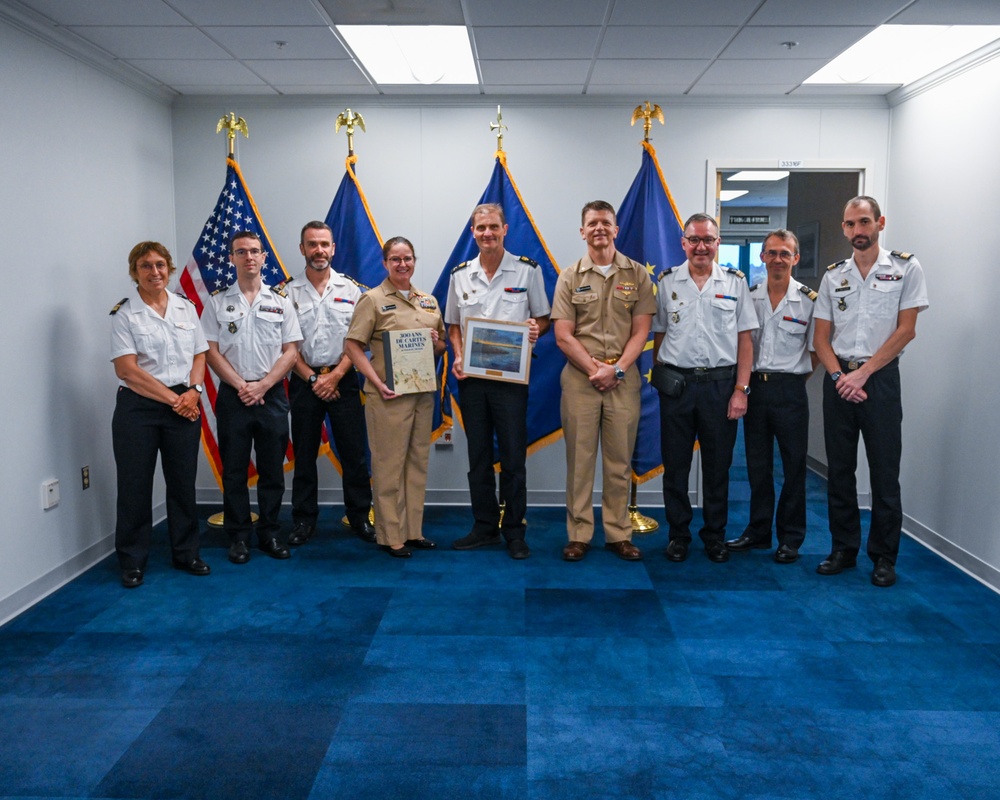 CNMOC Host Representatives from the SHOM at Stennis Space Center