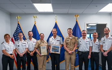 CNMOC Host Representatives from the SHOM at Stennis Space Center