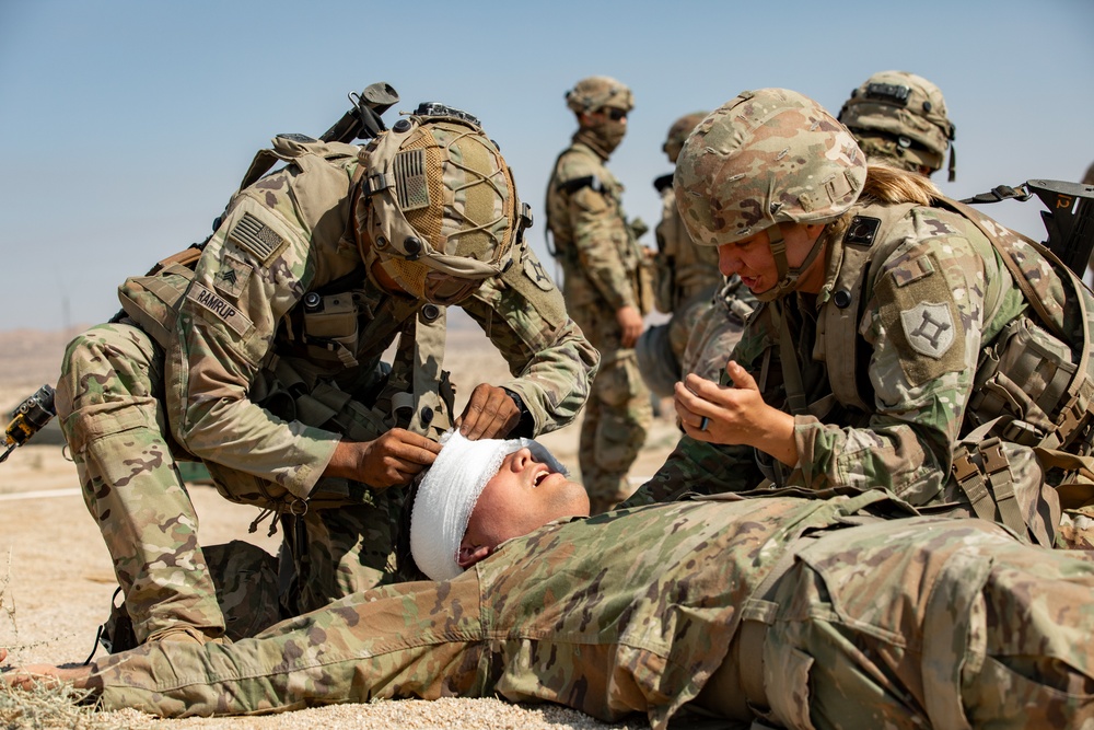 Florida Army National Guard Soldiers simulate MASCAL at NTC