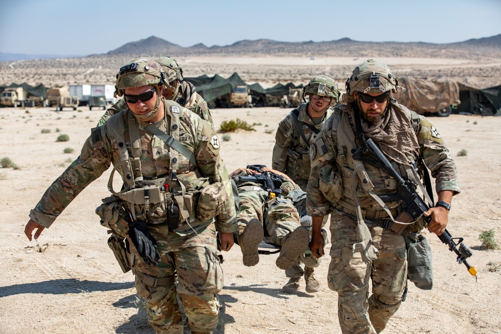 Florida Army National Guard Soldiers simulate MASCAL at NTC