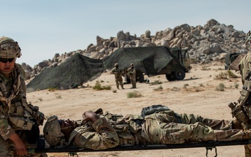 Florida Army National Guard Soldiers simulate MASCAL at NTC