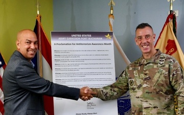 Fort Buchanan Strengthens Collective Security with Antiterrorism Proclamation