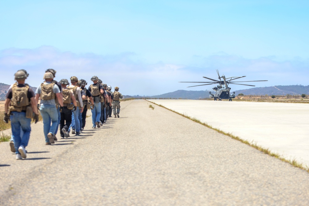 CLB-11 conducts a non-combatant evacuation during a MCCRE