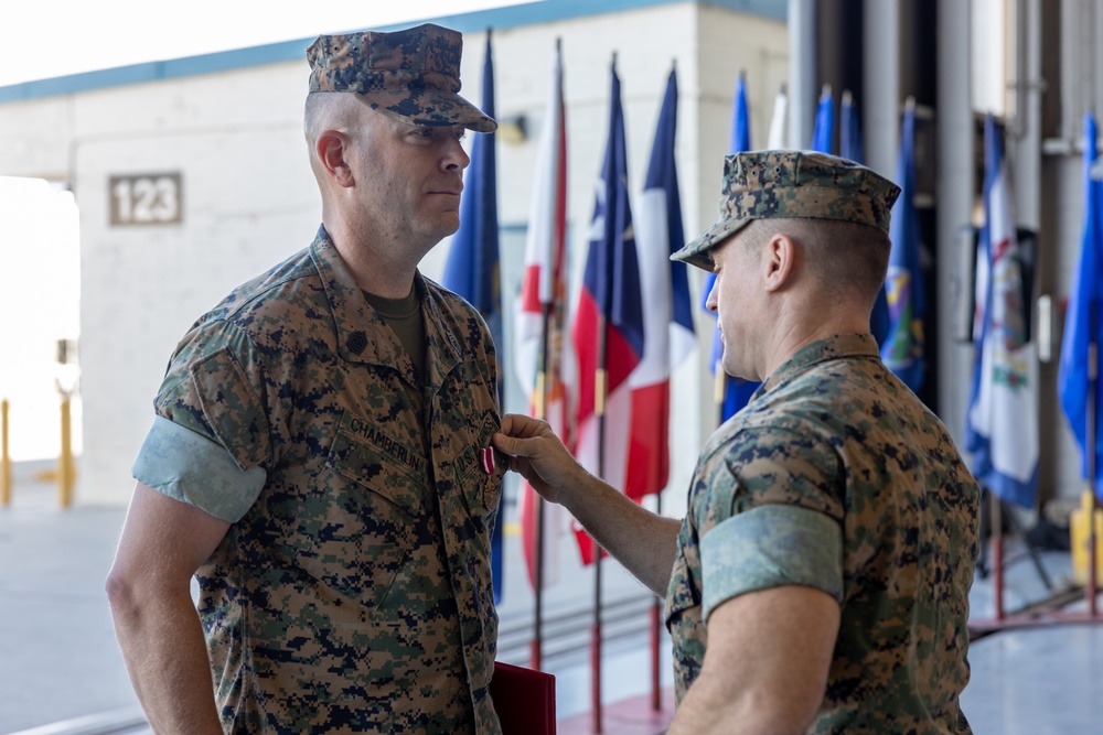 Master Sgt. Chamberlin’s retirement ceremony