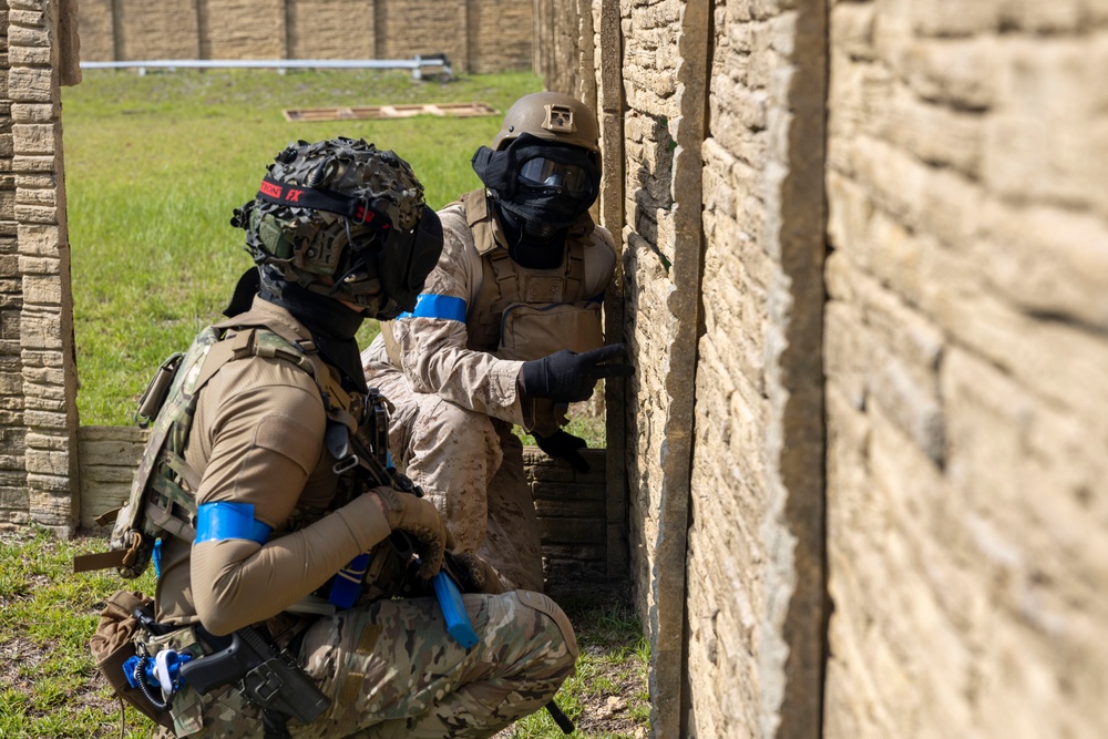 2nd ANGLICO &amp; NATO Allies Conduct Force-on-Force Urban Operations Simulation During Exercise Burmese Chase 25