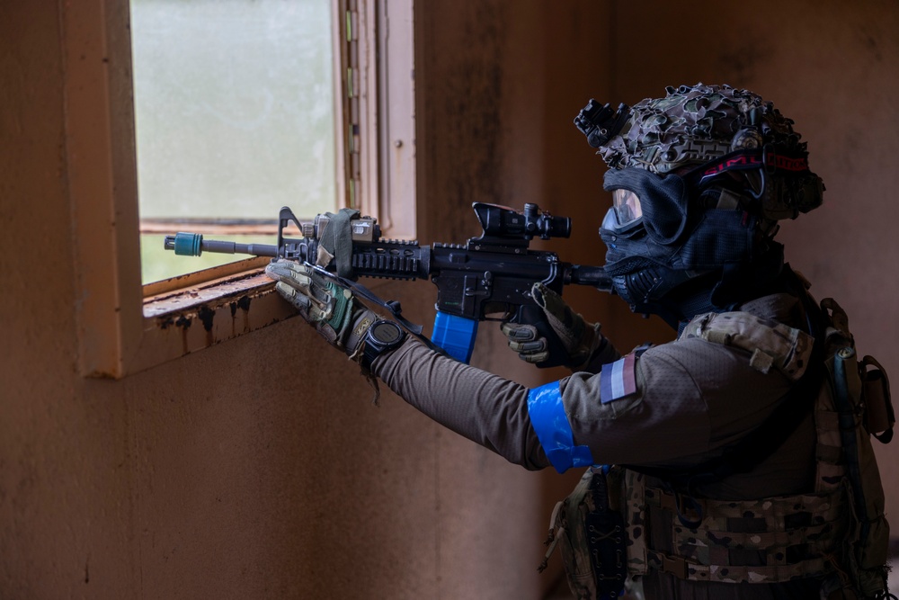 2nd ANGLICO &amp; NATO Allies Conduct Force-on-Force Urban Operations Simulation During Exercise Burmese Chase 25