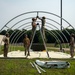 Airmen begin tent build-up during Exercise Northern Strike 25-2