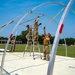 Airmen begin tent build-up during Exercise Northern Strike 25-2