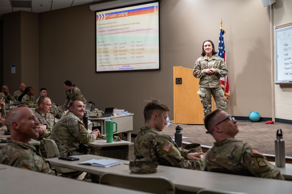 22nd Air Task Force Airmen and leadership arrive at Fort Custer for Exercise Northern Strike 25-2