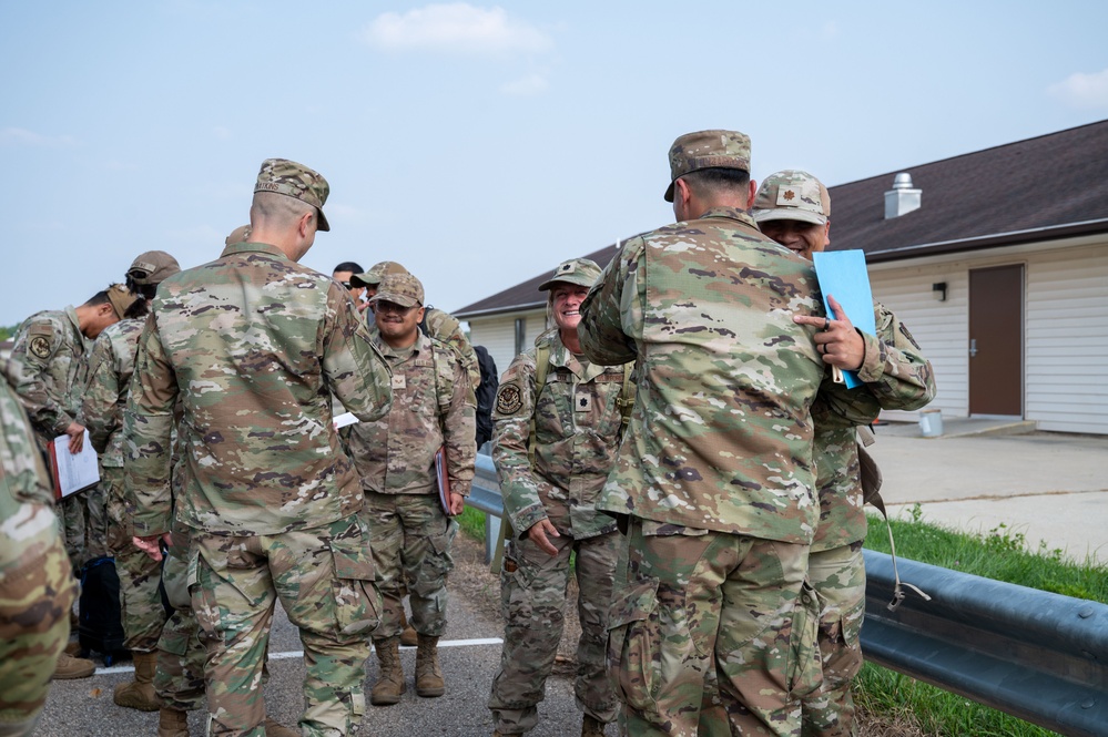 22nd Air Task Force Airmen and leadership arrive at Fort Custer for Exercise Northern Strike 25-2