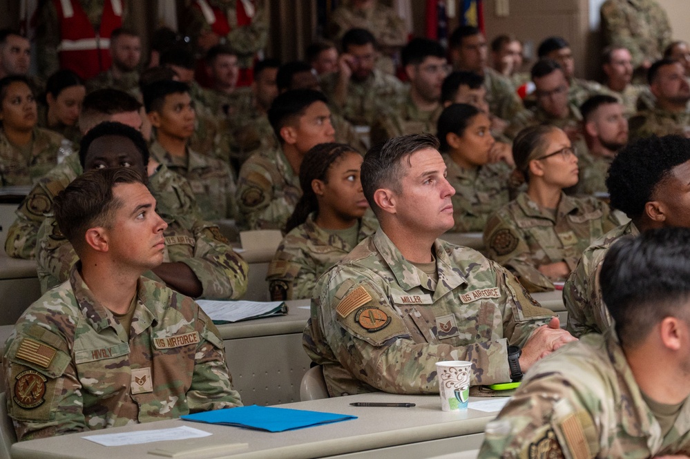 22nd Air Task Force Airmen and leadership arrive at Fort Custer for Exercise Northern Strike 25-2