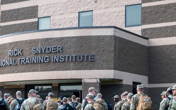 22nd Air Task Force Airmen and leadership arrive at Fort Custer for Exercise Northern Strike 25-2