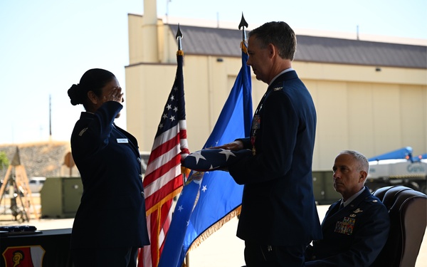 940th Air Refueling Wing Deputy Commander retires