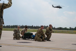 Air and Army National Guard Demonstrate Patient Transfer Capabilities in Joint Exercise