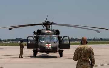 Air and Army National Guard Demonstrate Patient Transfer Capabilities in Joint Exercise
