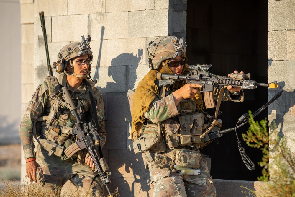 53rd IBCT Conducts Urban Warfare Training at NTC