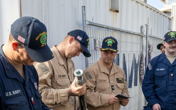 USS Frank Cable (AS 40) Sailors tour Fleet Support Unit South East