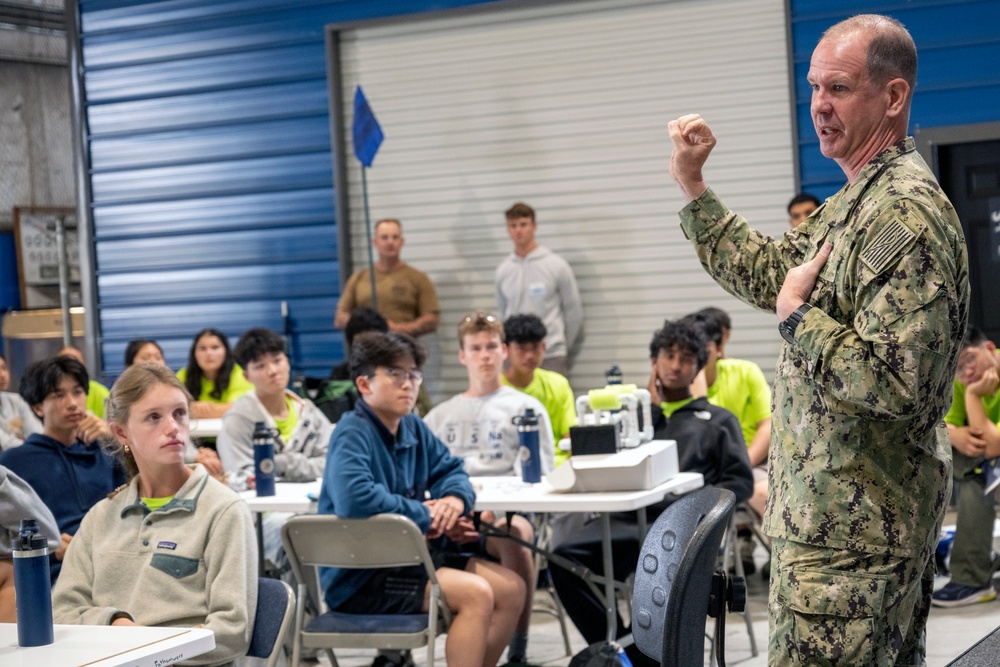 NAVFAC Commander Shares Career Insights with STEM Students
