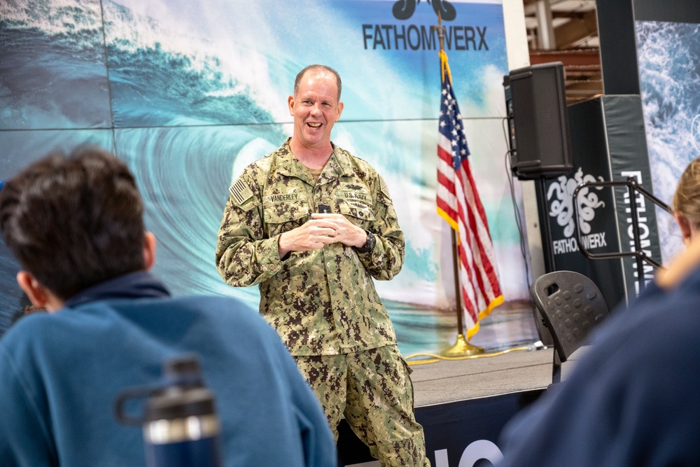 NAVFAC Commander Shares Career Insights with STEM Students