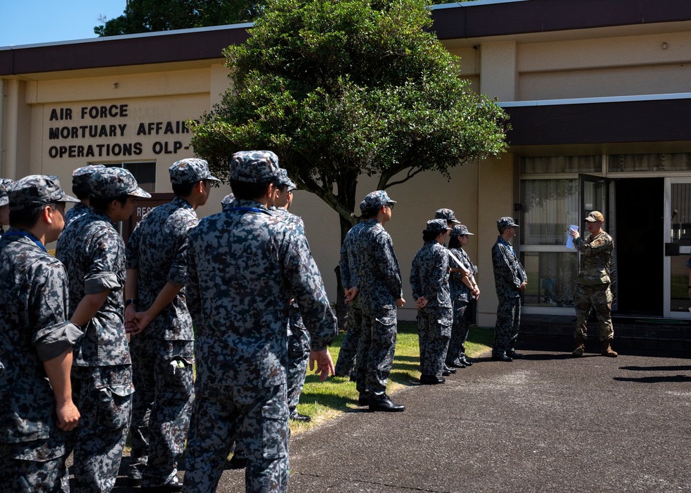 JASDF tours Air Force Mortuary Affairs Operations at Yokota