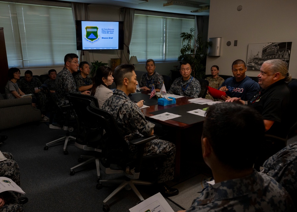 JASDF tours Air Force Mortuary Affairs Operations at Yokota