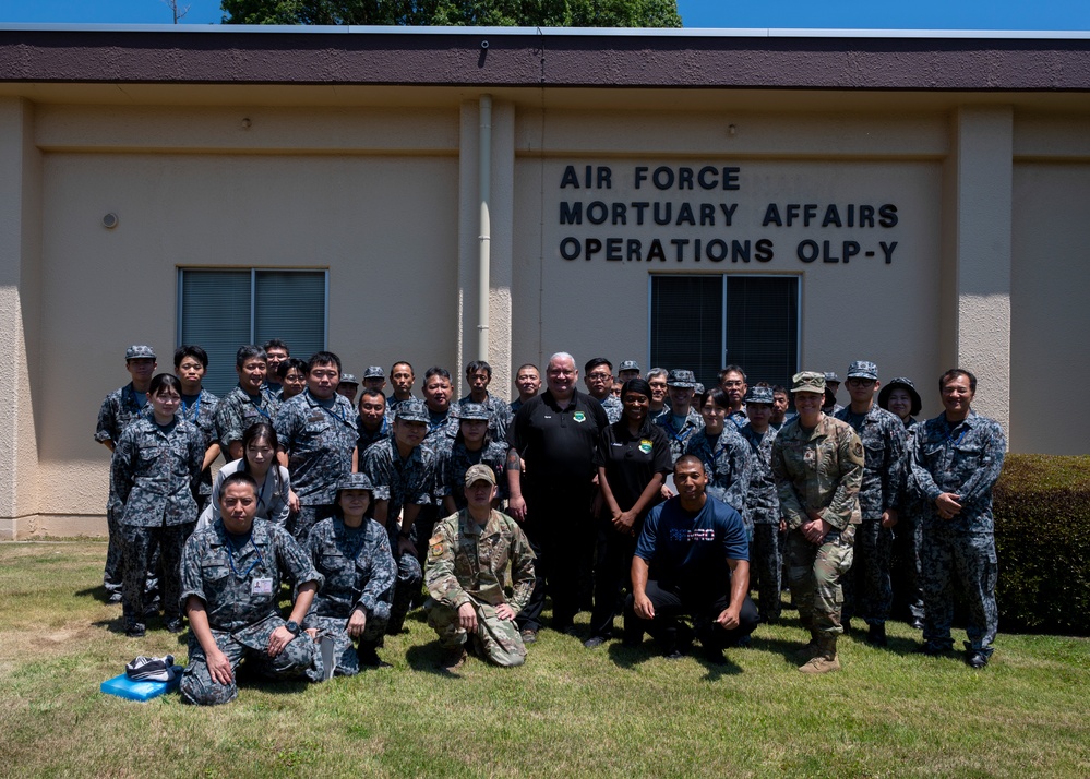 JASDF tours Air Force Mortuary Affairs Operations at Yokota