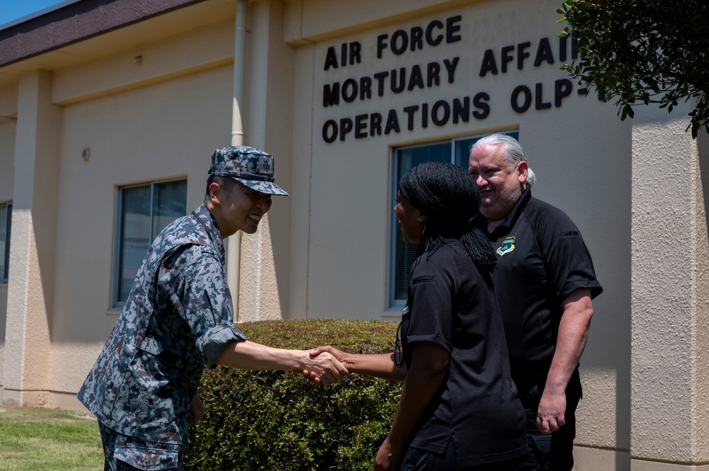 JASDF tours Air Force Mortuary Affairs Operations at Yokota