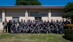 JASDF tours Air Force Mortuary Affairs Operations at Yokota