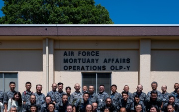 JASDF tours Air Force Mortuary Affairs Operations at Yokota